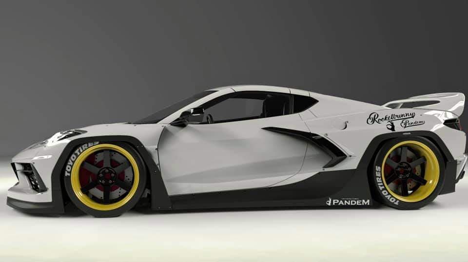 Pandem | V1.0 Chevrolet C8 Corvette + Rear Wing | 2020+ - Image 3