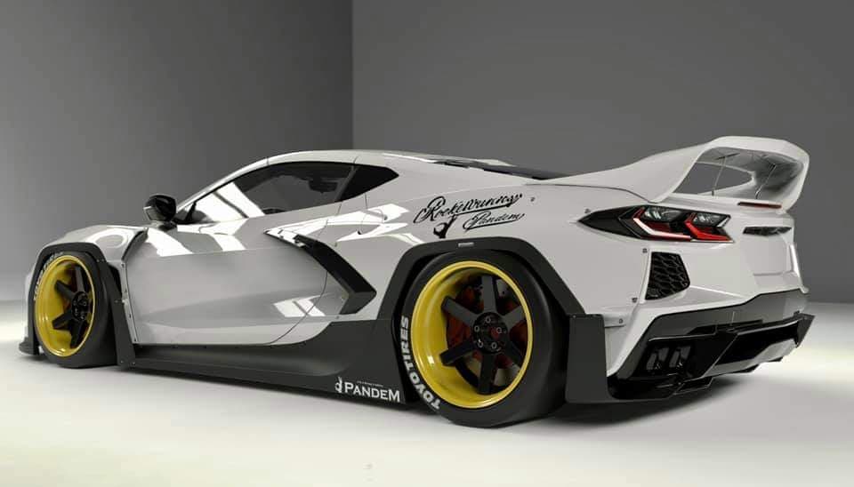 Pandem | V1.0 Chevrolet C8 Corvette + Rear Wing | 2020+ - Image 4