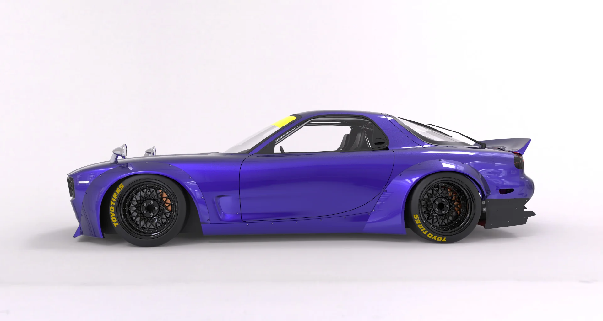 Pandem | V1.0 Mazda FD RX-7 FD3S BOSS + Duck Wing | 1991 - 2000 - Image 9