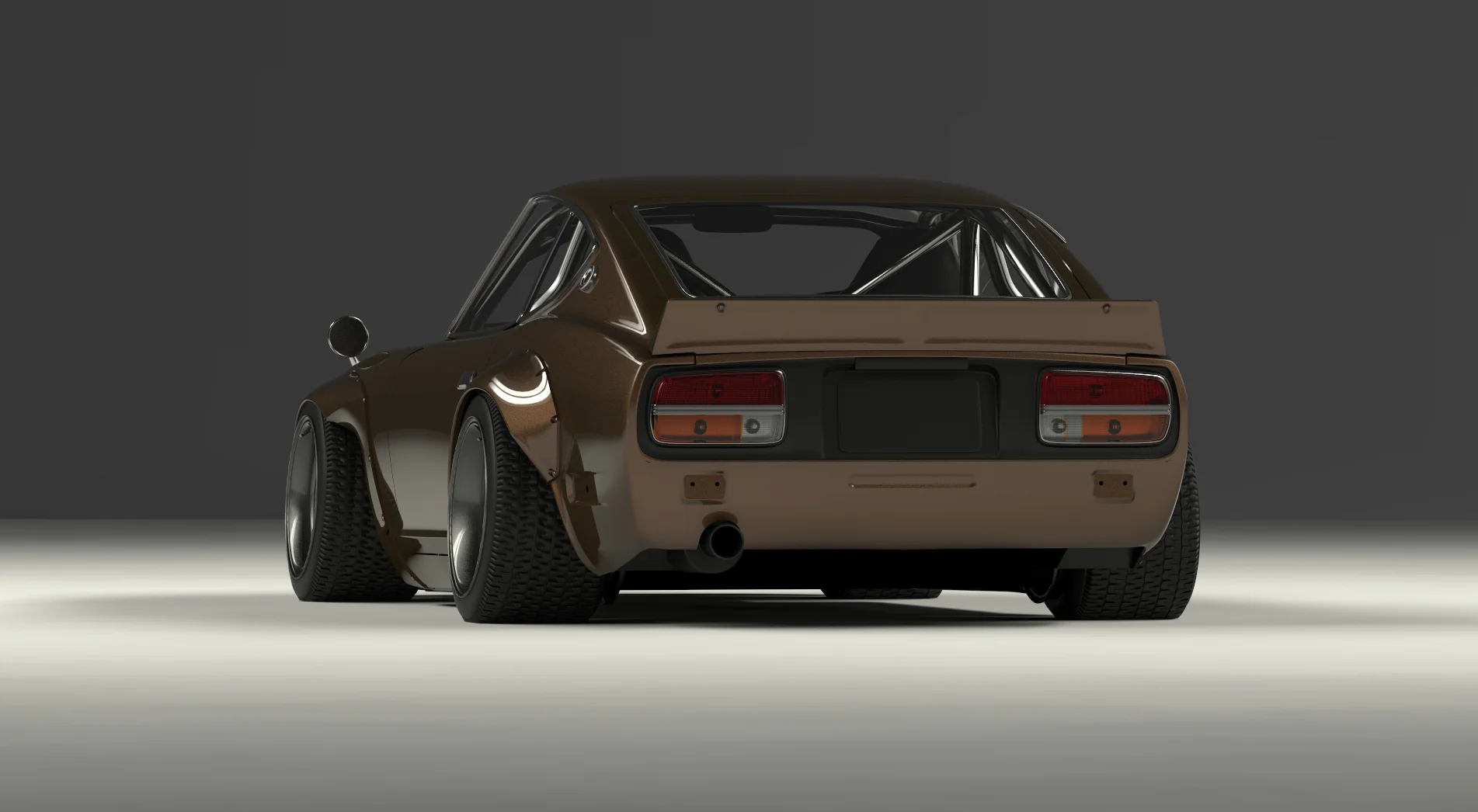 Pandem | V1.0 Nissan 240Z S30 + Duck Wing with [FRP] / [CFRP] [Options] | 1970 - 1973 - Image 6
