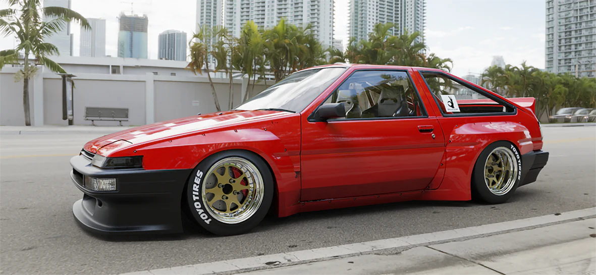 Pandem | V1.0 Toyota Corolla Levin AE86 + GT Wing | 1983 - 1987 - Image 12