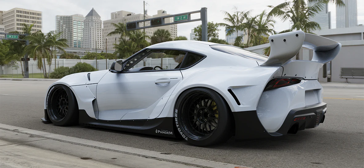 Pandem | V1.0 Toyota GR Supra A90 / A91 + Whale Tail Wing | 2019-2025 - Image 3