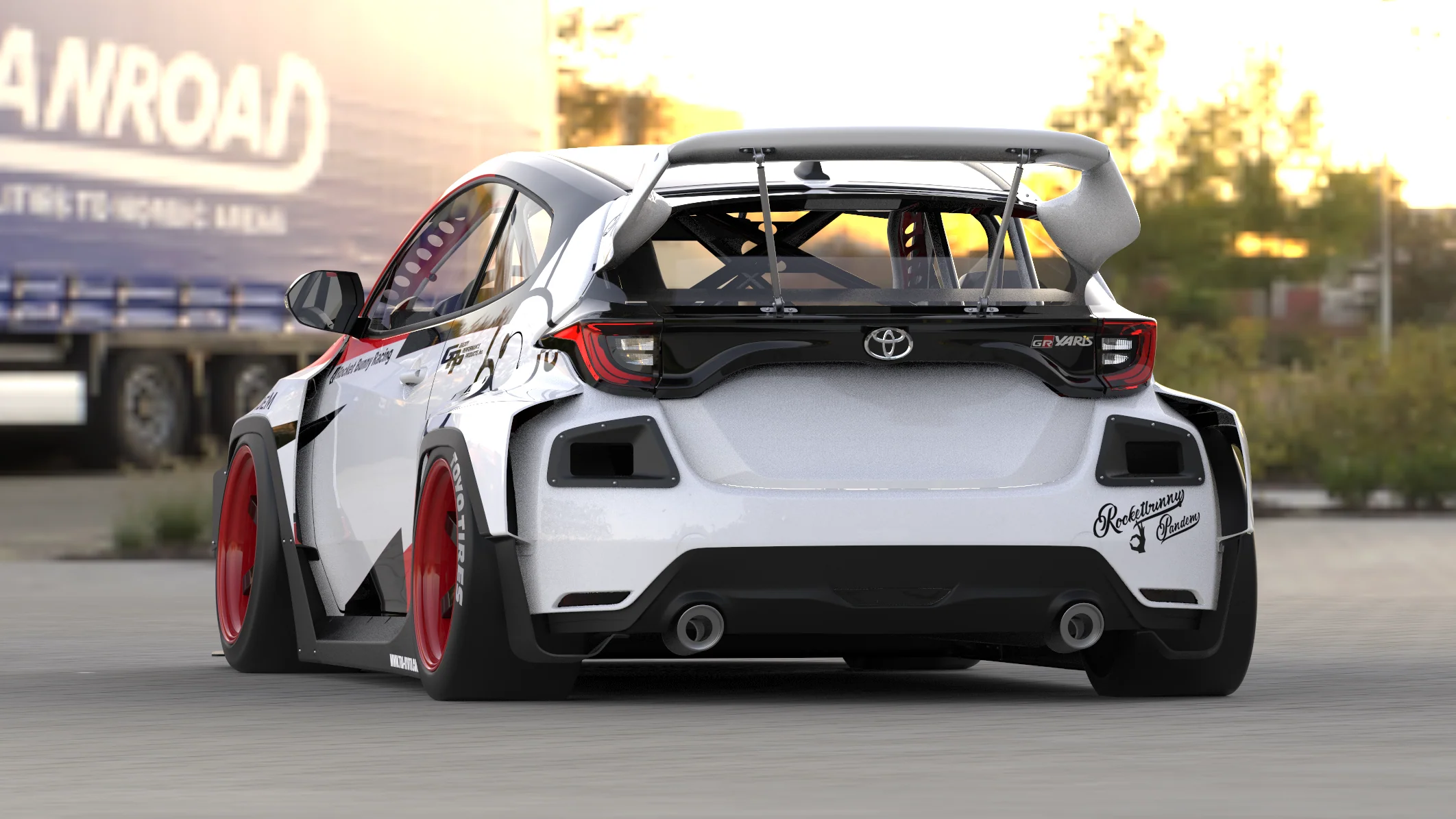 Pandem | V1.0 Toyota GR Yaris + Rear Wing | 2020 - 2023 - Image 4