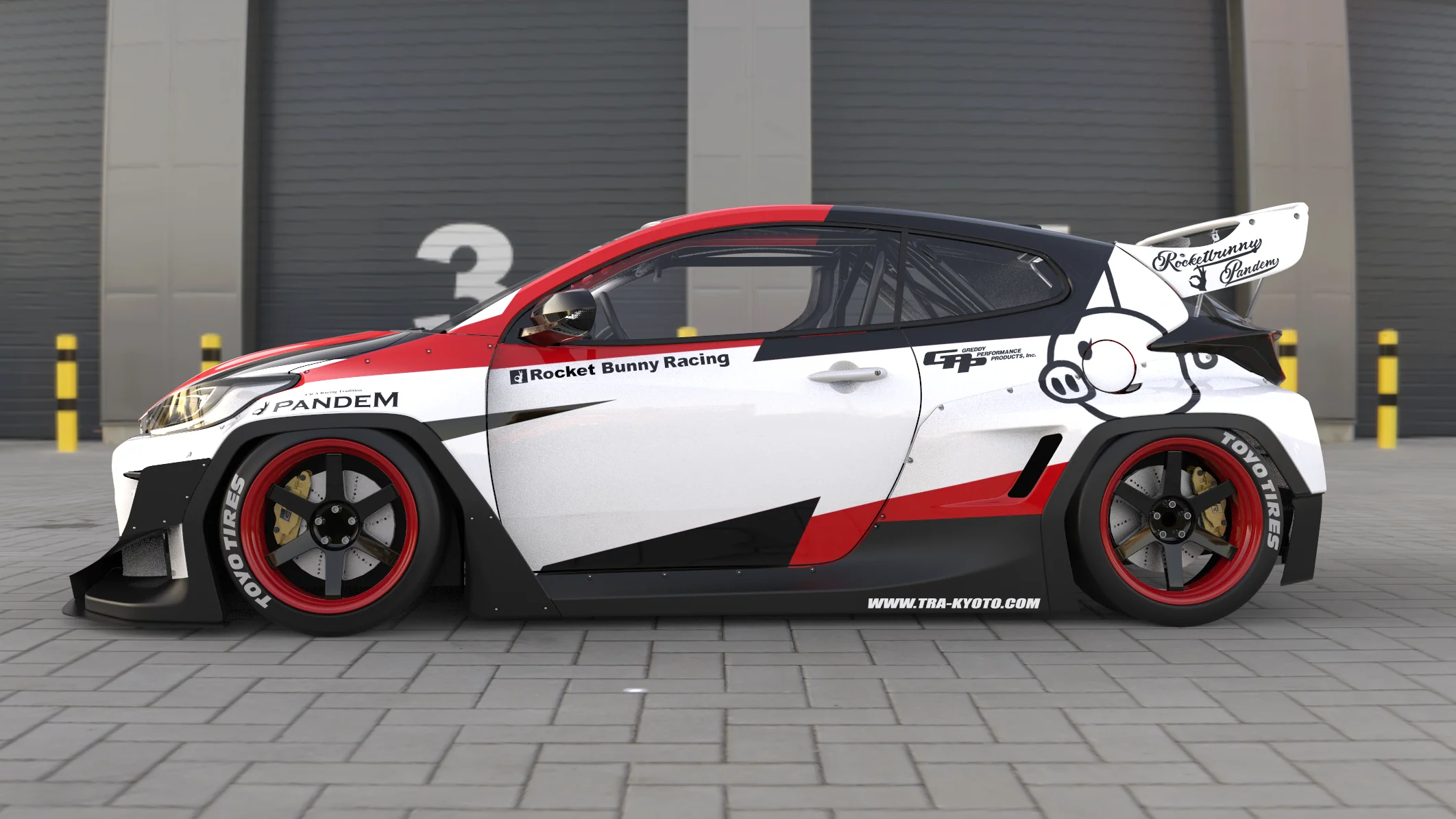 Pandem | V1.0 Toyota GR Yaris + Rear Wing | 2020 - 2023 - Image 6