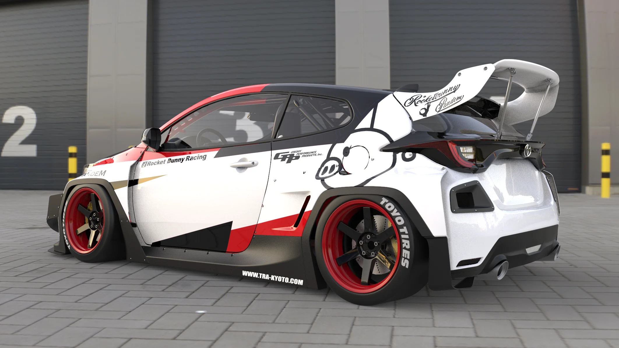 Pandem | V1.0 Toyota GR Yaris + Rear Wing | 2020 - 2023 - Image 7