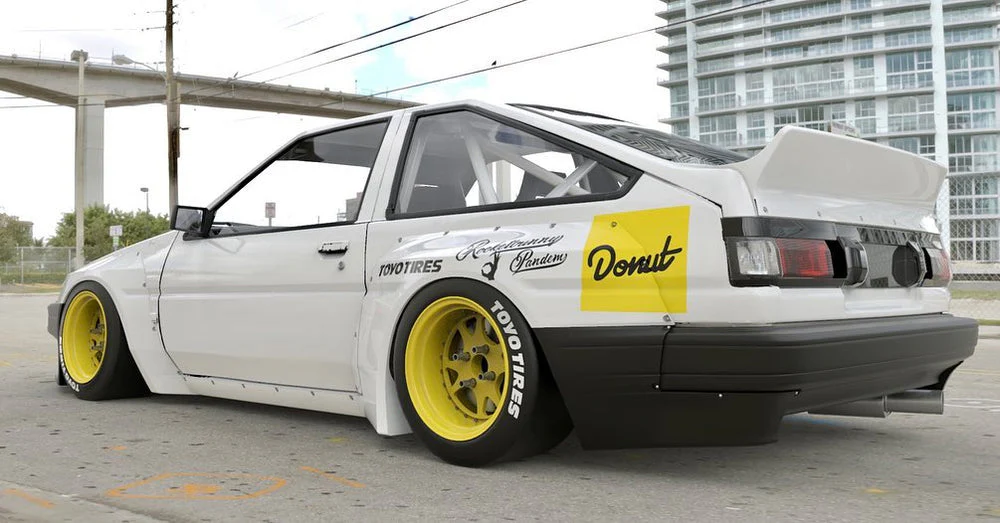Pandem | V1.0 Toyota Sprinter Trueno AE86 + [Optional] Wing | 1983 - 1987 - Image 4