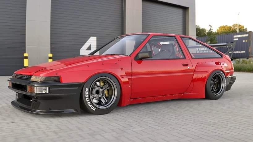 Pandem | V1.0 Toyota Sprinter Trueno AE86 + [Optional] Wing | 1983 - 1987 - Image 5