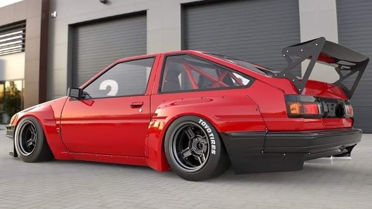 Pandem | V1.0 Toyota Sprinter Trueno AE86 + [Optional] Wing | 1983 - 1987 - Image 7