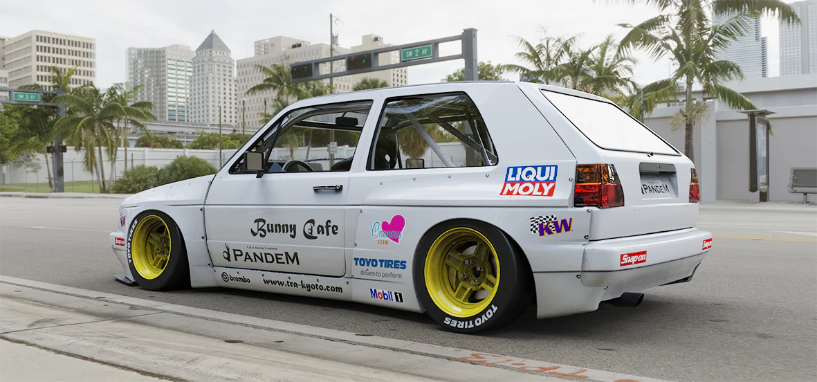 Pandem Racing | V1.0 Volkswagen Golf MK2 | 1983 - 1992 - Image 3