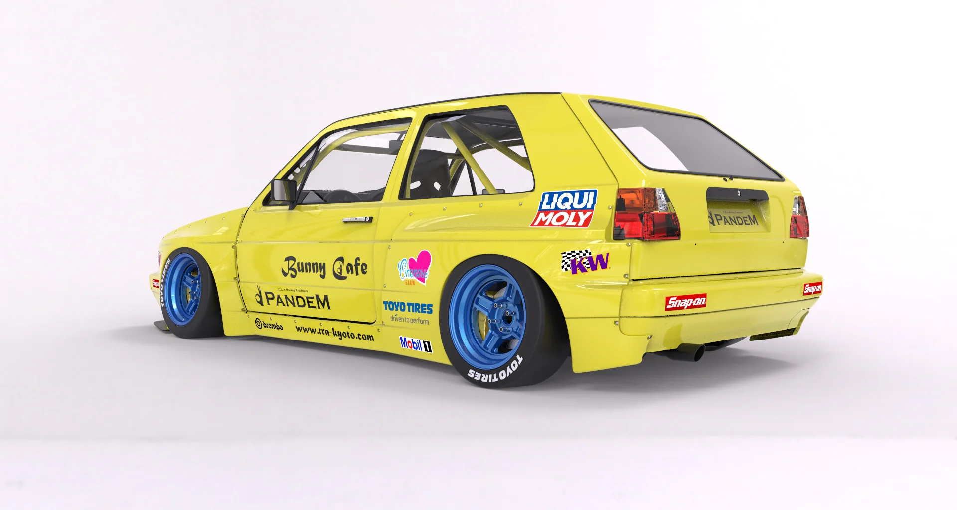Pandem Racing | V1.0 Volkswagen Golf MK2 | 1983 - 1992 - Image 7
