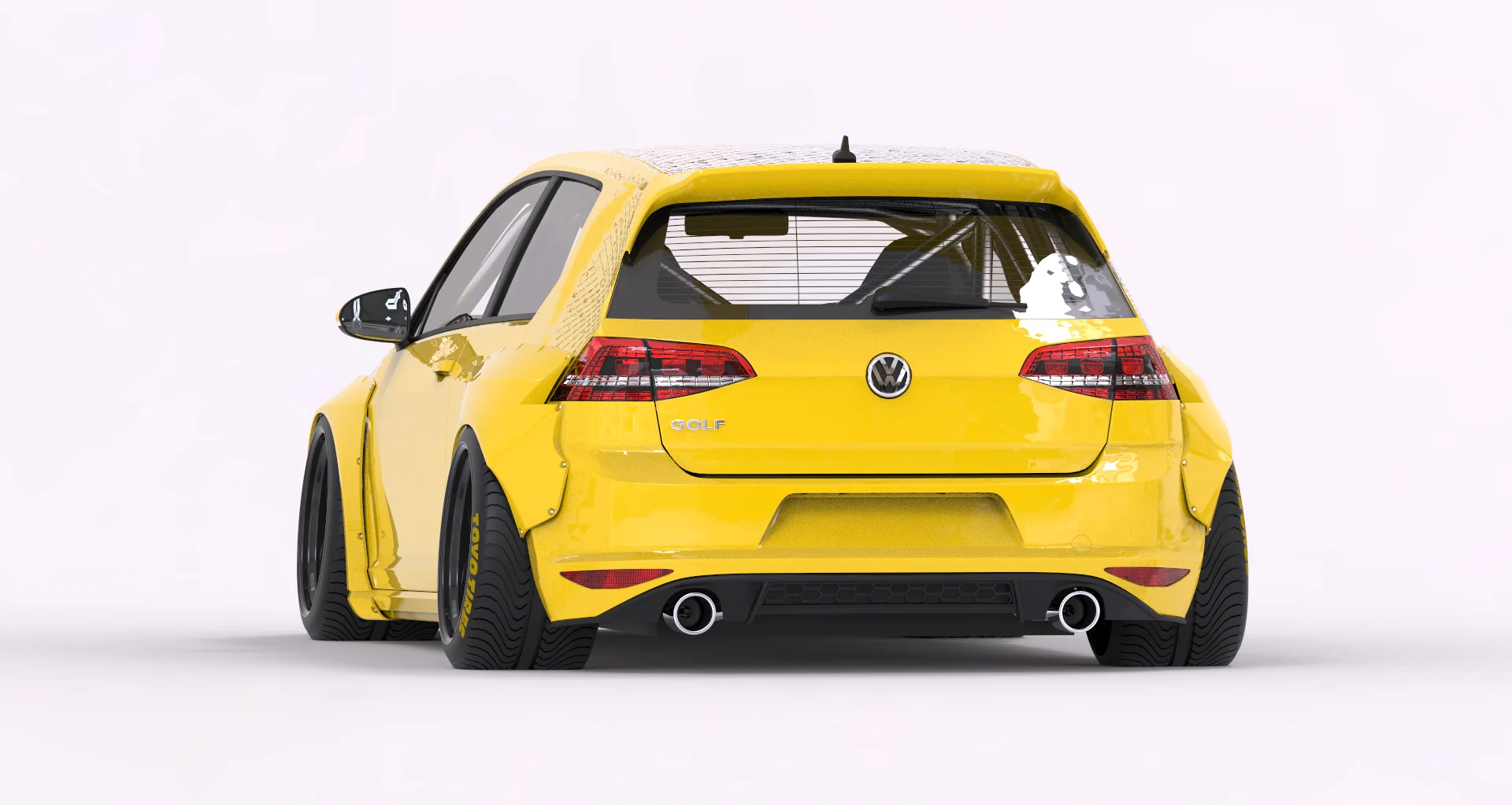 Pandem Racing | V1.0 Volkswagen Golf MK7 GTI + Roof Wing | 2015 - 2021 - Image 4