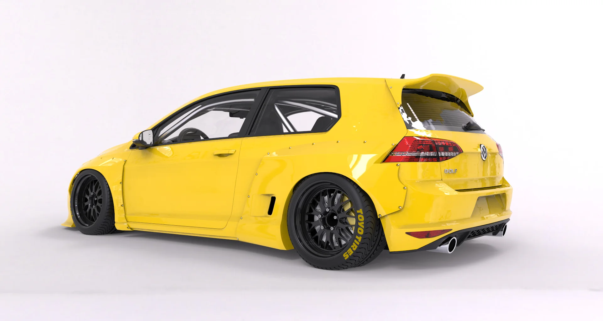 Pandem Racing | V1.0 Volkswagen Golf MK7 GTI + Roof Wing | 2015 - 2021 - Image 7