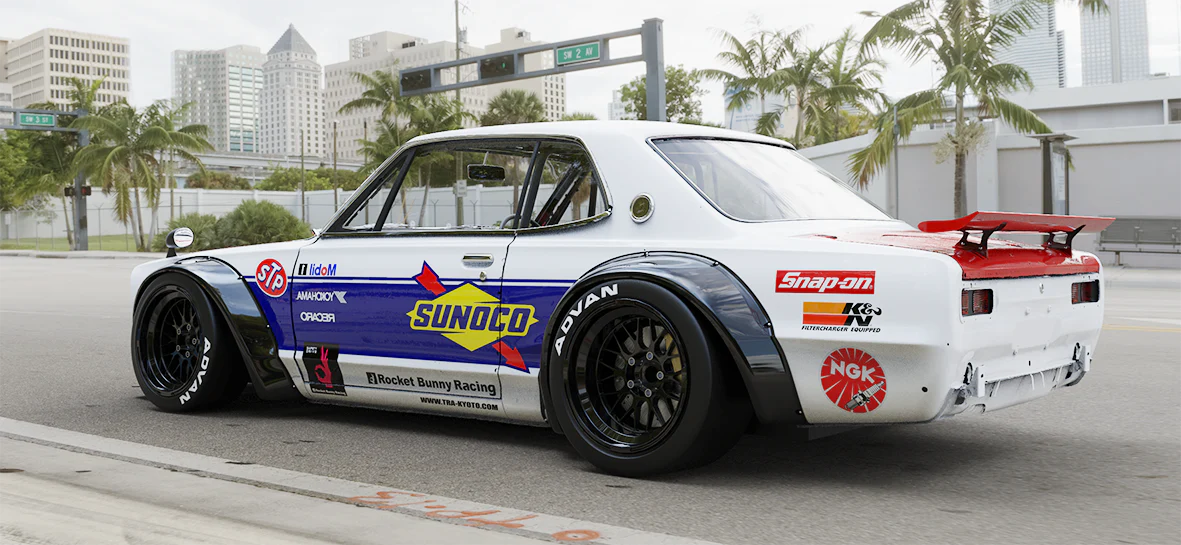 Pandem | V2.0 Nissan Hakosuka Skyline 2000 GT-R KPGC-10 + Rear Wing | 1969 - 1972 - Image 3
