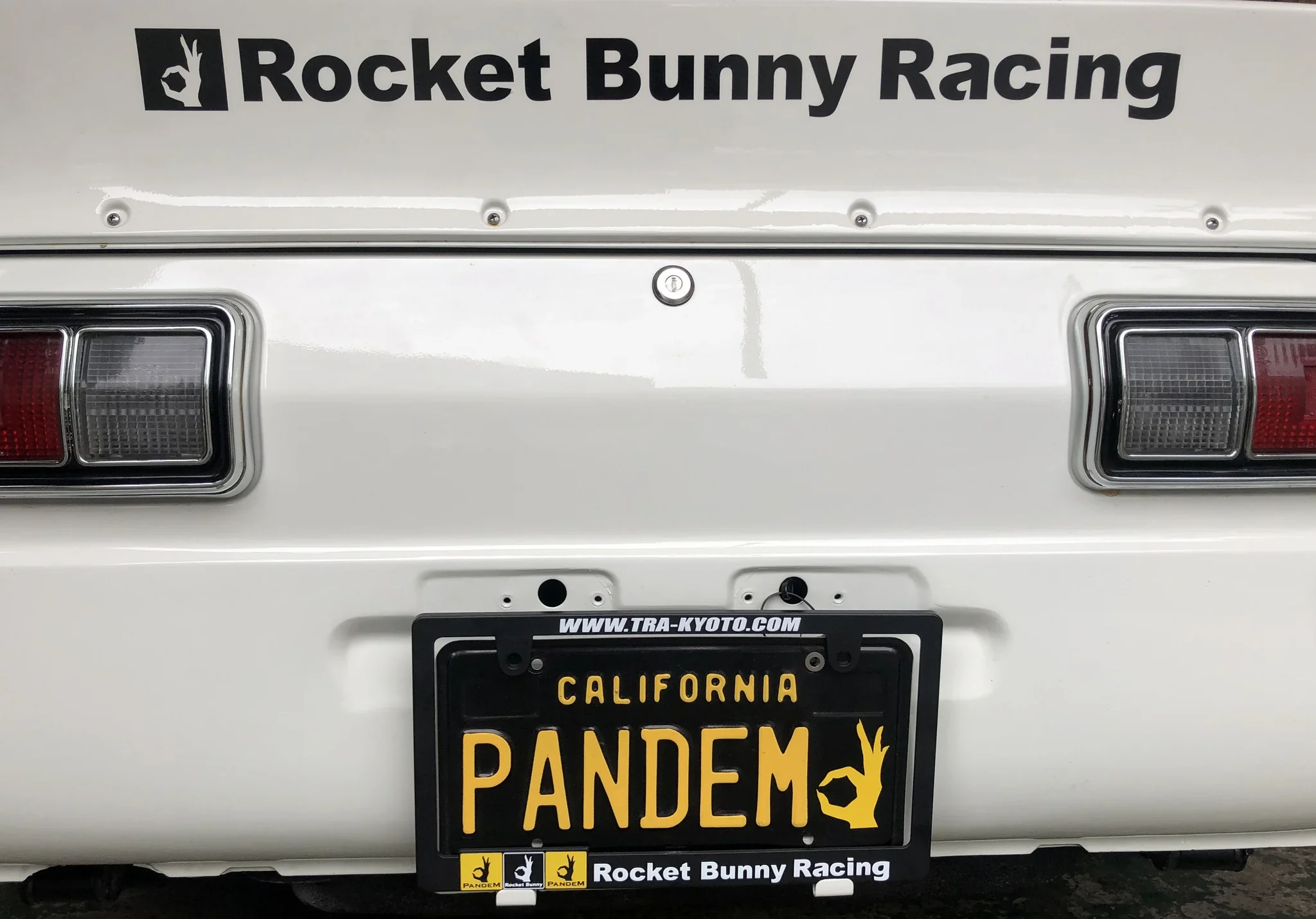 Pandem × Rocket Bunny Racing | License Plate Frame Cover - Image 3
