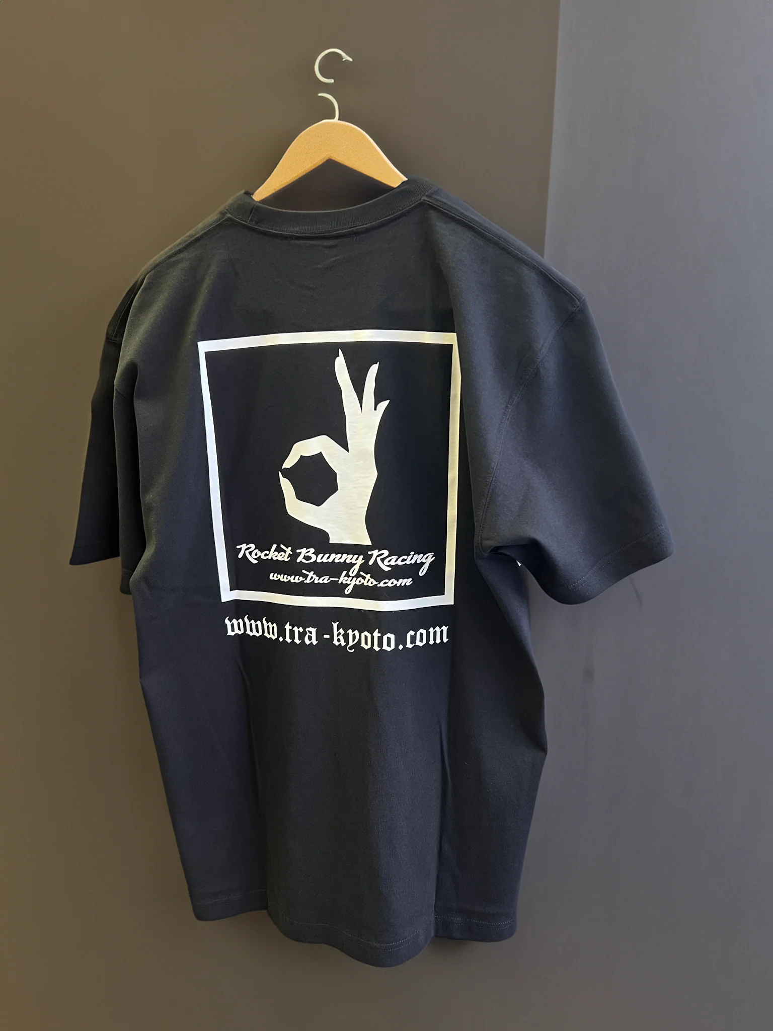 Hand Sign TRA KYOTO T Shirt | Rocket Bunny Racing | DISCON