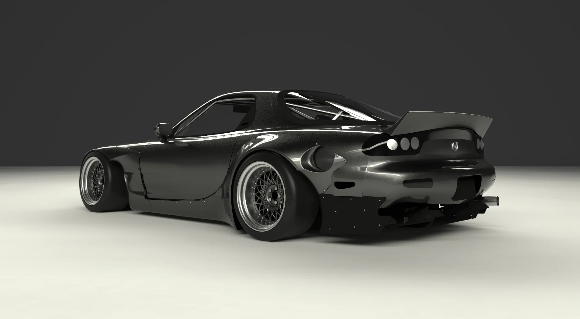 Rocket Bunny Racing | V1.0 Mazda RX-7 FD3S + Duck Wing | 1993-2003 - Image 7