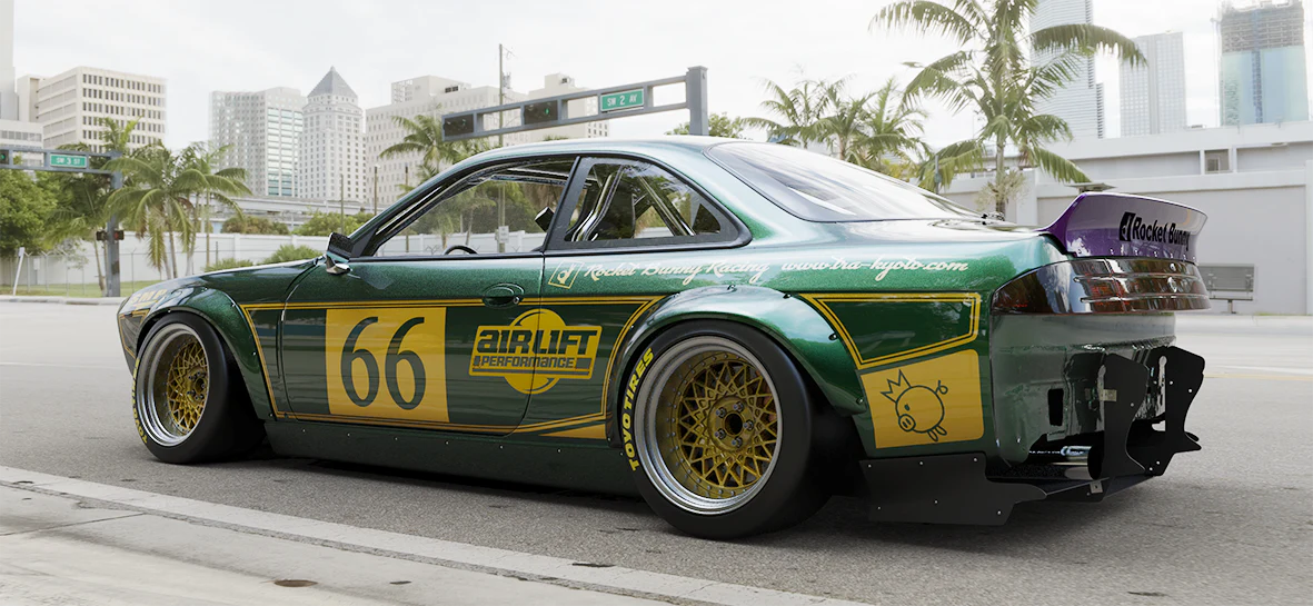 Rocket Bunny Racing | V2.0 Nissan Silvia BOSS [S14] + Duck Wing | 1995-1998 - Image 3