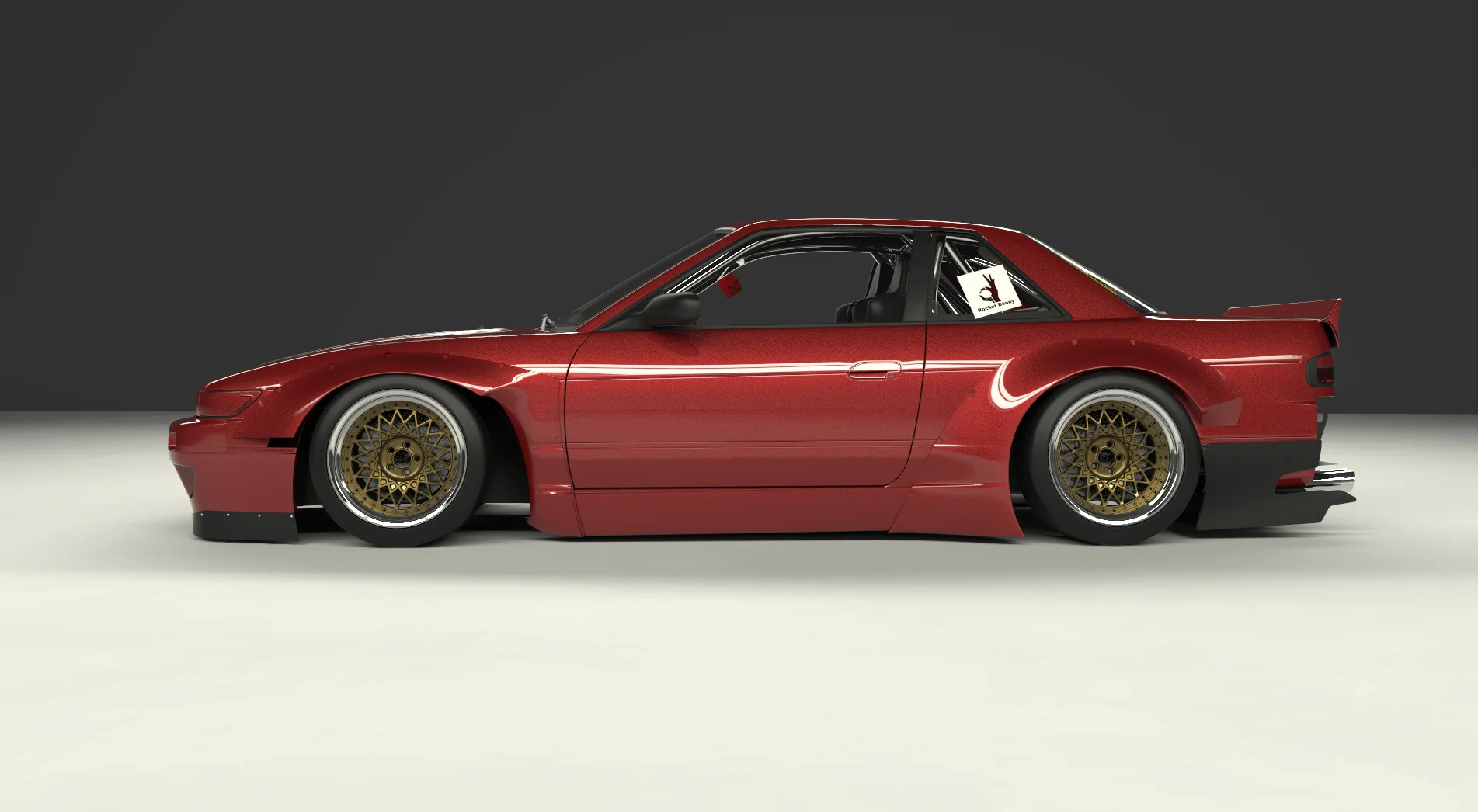 Rocket Bunny Racing | V2.0 Nissan Silvia [S13] + Duck Wing | 1989-1993 - Image 5